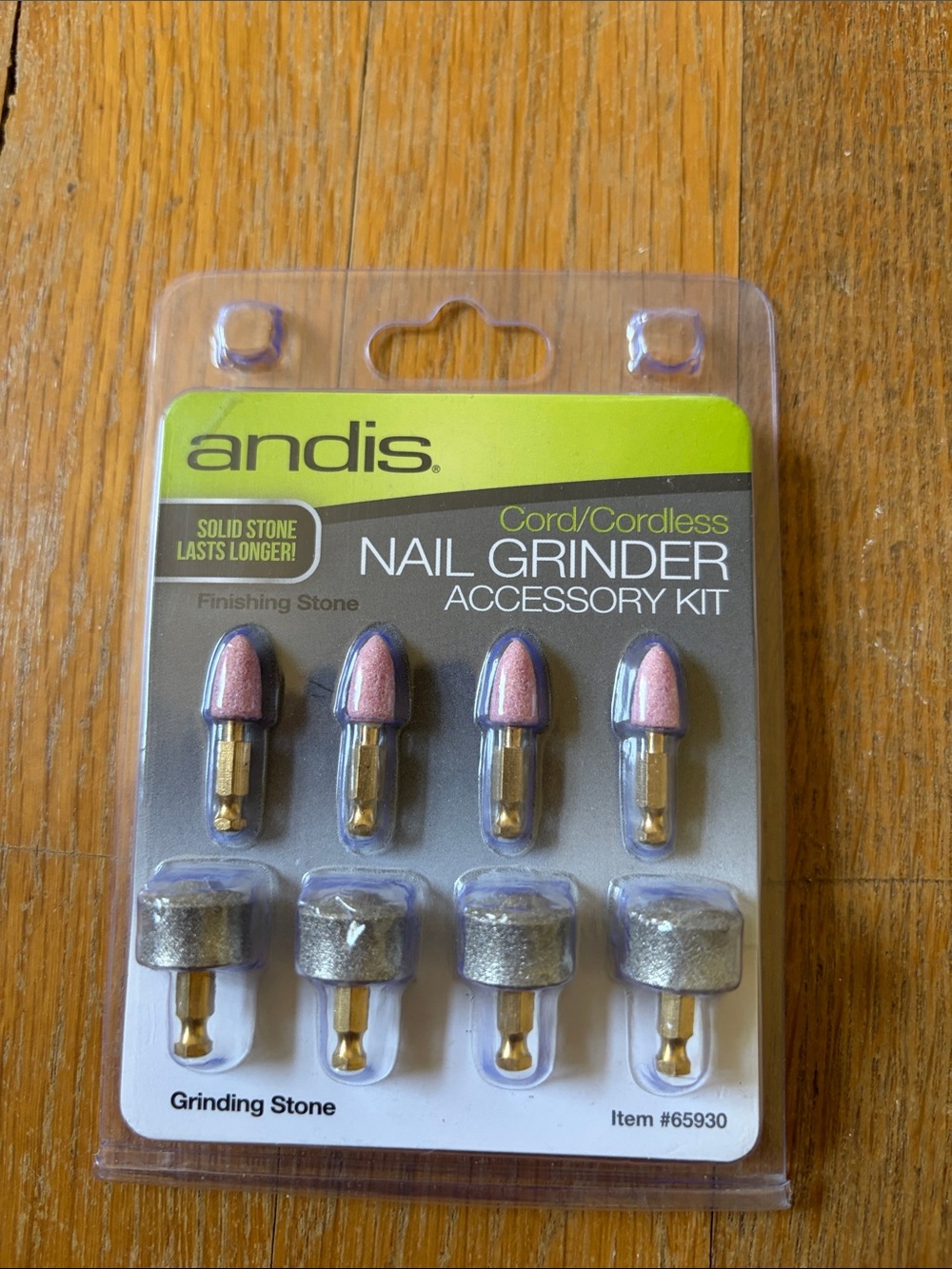 Andis Pink and Silver Nail Grinder Accessory Set